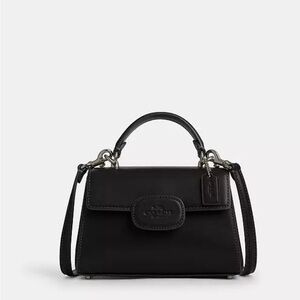 Coach Eliza Top Handle Bag Black CT852 NWT